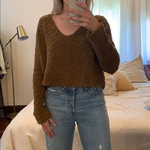 Free people cropped sweater